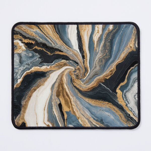 Item preview, Black, Gold, and Blue Marble Pattern – Luxurious Marble Texture for Elegant Home Décor and Fashion designed and sold by 21 Dragonflies.