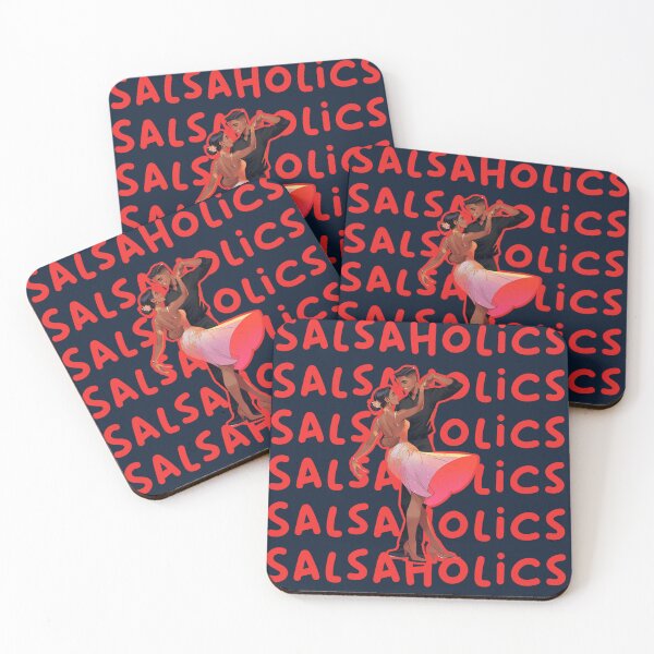 Item preview, salsaholics dancer couple gif designed and sold by La Loca.