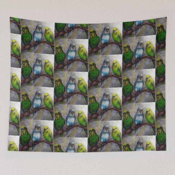 Item preview, Parakeets designed and sold by Carmen Jimenez.