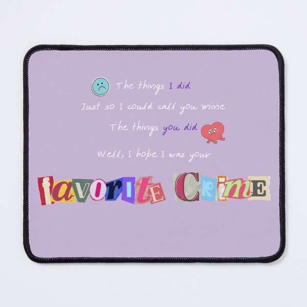 Item preview, Favorite Crime designed and sold by GirlyVision.