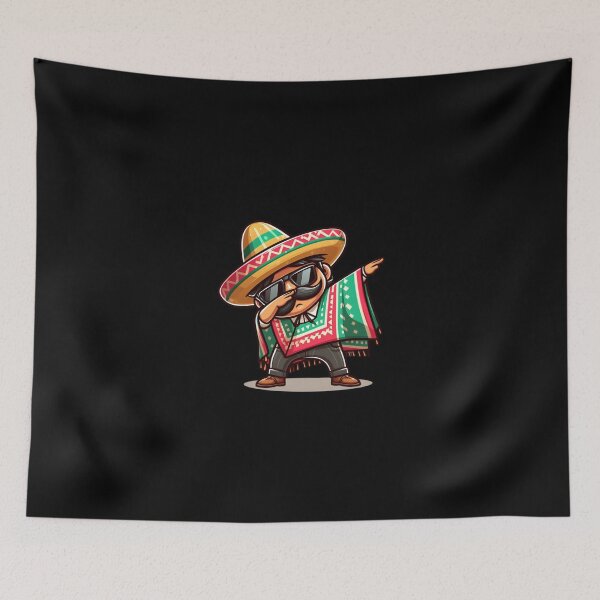 Item preview, Dabbing Mexican Poncho Cinco De Mayo designed and sold by Isabella ✔️ ✔️.