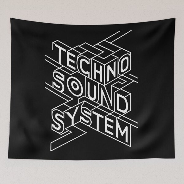 Item preview, Techno Sound System art for Djs and Electronic Music fans designed and sold by paulo silveira.