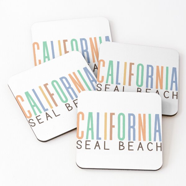Item preview, Seal Beach California (Sand Waves) designed and sold by Whackadoodletee.