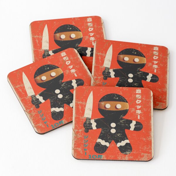 Item preview, Ninja Gingerbread Cookie | Retro Japanese Samurai Design designed and sold by IAPICTURE.