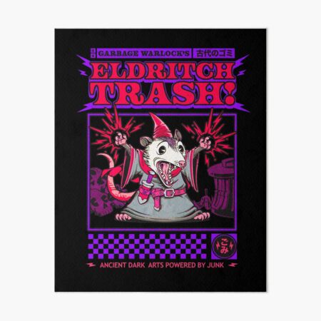 Item preview, Eldritch Trash Warlock Opossum designed and sold by andremuller.