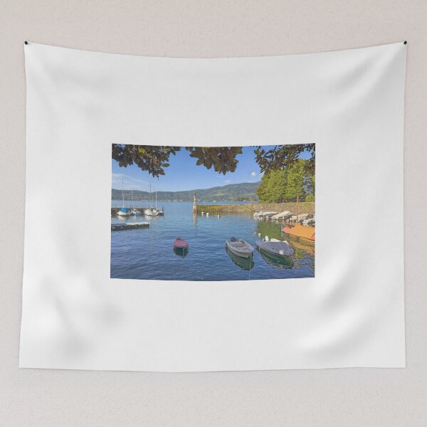 Item preview, Boat Harbour at Pallanza - Lake Maggiore designed and sold by TonyCrehan.