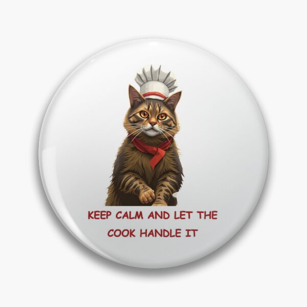 Item preview, working cat as chief or cook with keep calm designed and sold by GinnyGi.