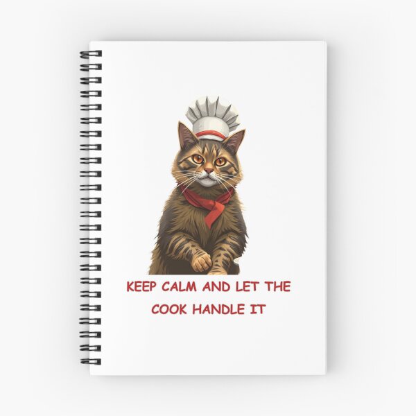 Item preview, working cat as chief or cook with keep calm designed and sold by GinnyGi.