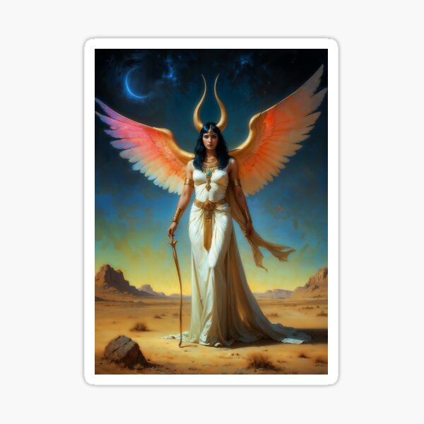 Vista previa del artículo con la obra «Diosa Isis », diseñado y vendido por AliceWhiteDF.