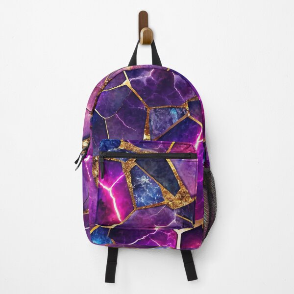 Item preview, PATTERN 037- PURPLE AND PINK STONE - Gift items and personal use / Gemstone, Purple, Pink, Gold, Marble, Velvet, Abstract, Broken Glass, Art designed and sold by LumDesignArt.