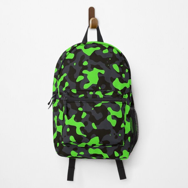 Item preview, Lime Green, Dark Gray, and Black Camouflage Pattern designed and sold by ModdiesColors.