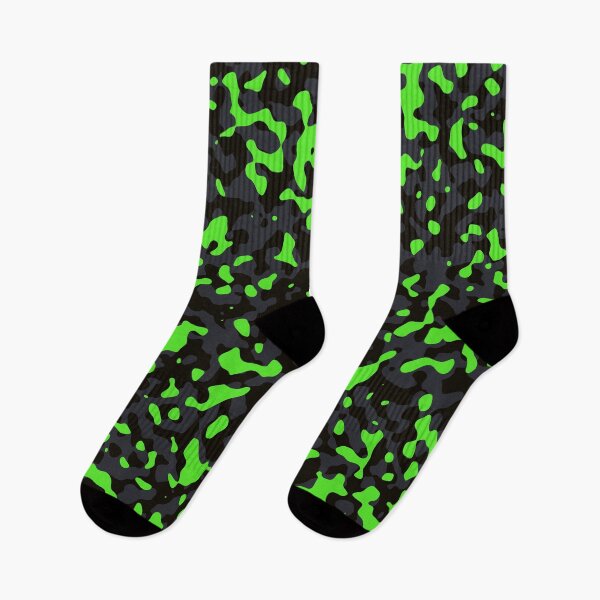 Item preview, Lime Green, Dark Gray, and Black Camouflage Pattern  designed and sold by ModdiesColors.