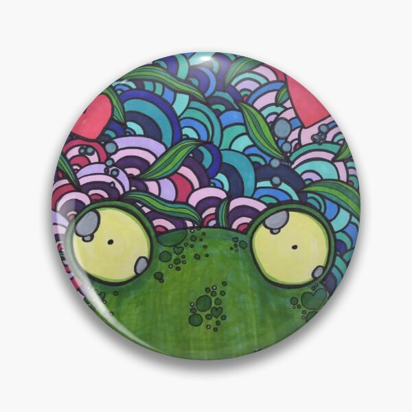 Item preview, Trippy Frog designed and sold by Mother Duckin Crafts.