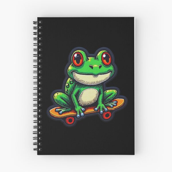 Item preview, Iron On Patches Skater Frog designed and sold by saloui.