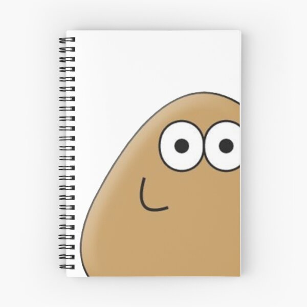 Item preview, Classic Pink Bow Pou Smiling Adult Pou Brown Alien Mobile Pet designed and sold by Neesu.