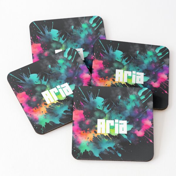 Item preview, Custom Neon Name Aria designed and sold by Gabriela McDaniel.