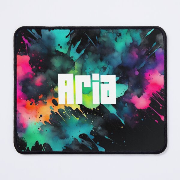 Item preview, Custom Neon Name Aria designed and sold by Gabriela McDaniel.