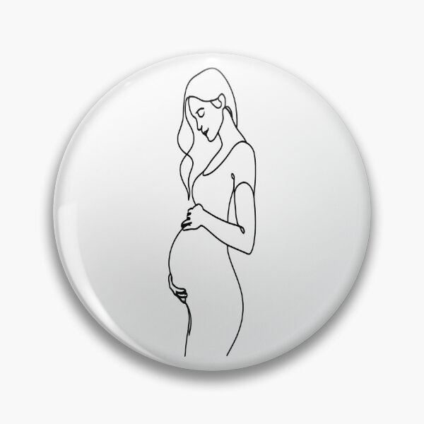 Item preview, Pregnancy line art designed and sold by sulton7.