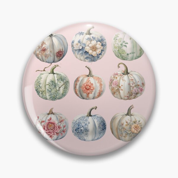 Item preview, Chinoiserie Pumpkin Patch Fall Autumn Vintage Cottagecore Regency  designed and sold by stargazerhill.
