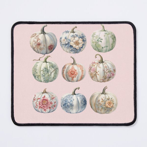 Item preview, Chinoiserie Pumpkin Patch Fall Autumn Vintage Cottagecore Regency  designed and sold by stargazerhill.