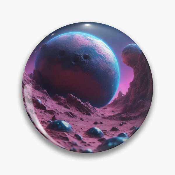 Item preview, Free Vector Alien Planet Surface with Craters designed and sold by hjian8219.