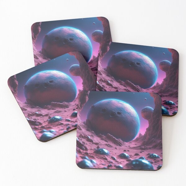 Item preview, Free Vector Alien Planet Surface with Craters designed and sold by hjian8219.