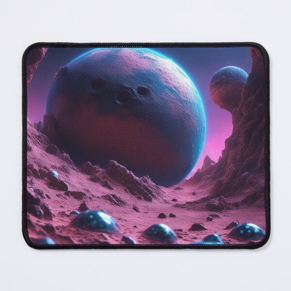 Item preview, Free Vector Alien Planet Surface with Craters designed and sold by hjian8219.
