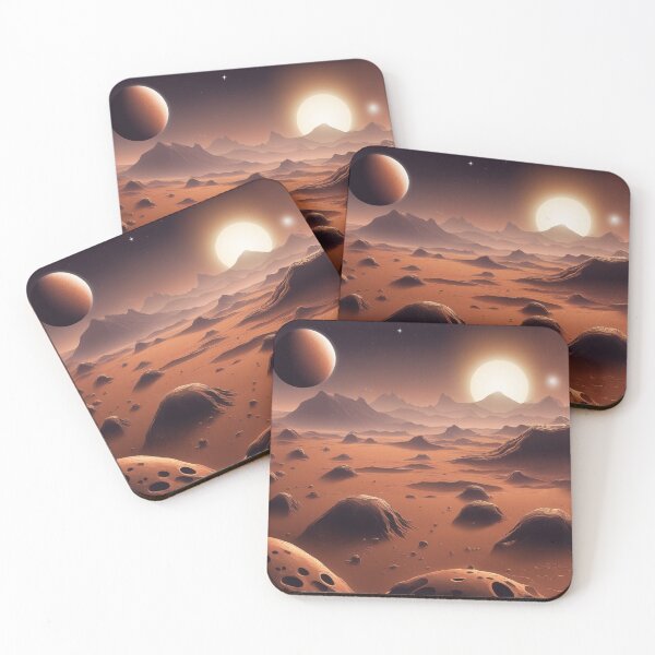Item preview, Free Vector Alien Planet Surface with Craters designed and sold by hjian8219.