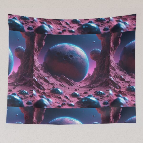 Item preview, Free Vector Alien Planet Surface with Craters designed and sold by hjian8219.