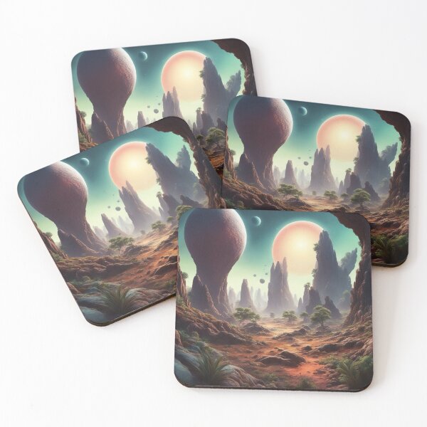 Item preview, Free Vector Alien Planet Surface with Craters designed and sold by hjian8219.