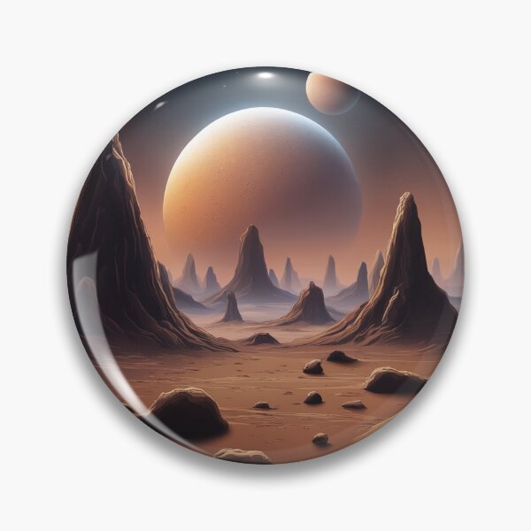 Item preview, Free Vector Alien Planet Surface with Craters designed and sold by hjian8219.