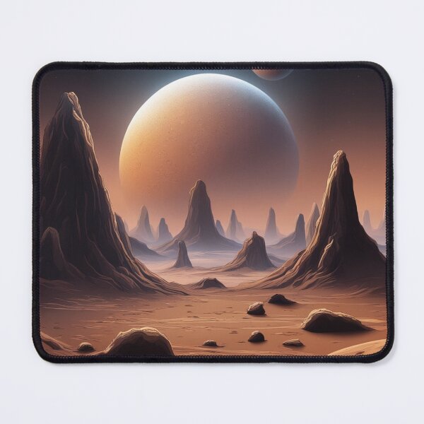 Item preview, Free Vector Alien Planet Surface with Craters designed and sold by hjian8219.