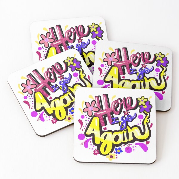 Item preview, Here i go again lettering designed and sold by altairaleon.