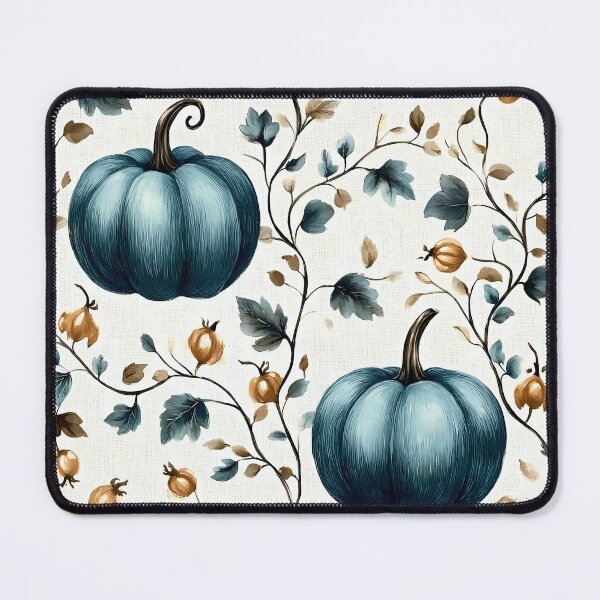 Item preview, Cool Teal Pumpkin Pattern designed and sold by DreamyLemons.