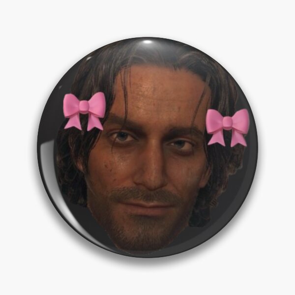 Item preview, Pink Bow Luis Sera Romantic picture RE4 Remake designed and sold by Neesu.