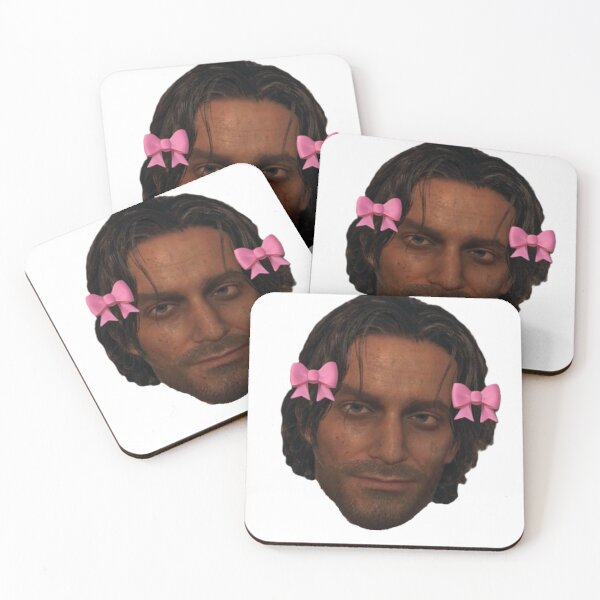 Item preview, Pink Bow Luis Sera Romantic picture RE4 Remake designed and sold by Neesu.