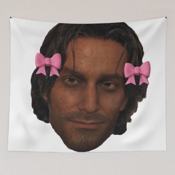 Item preview, Pink Bow Luis Sera Romantic picture RE4 Remake designed and sold by Neesu.