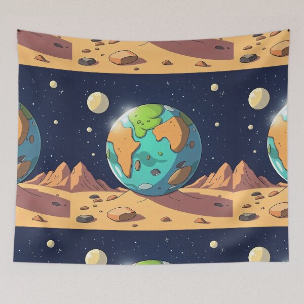 Item preview, Free PSD Cartoon Planet Illustration designed and sold by hjian8219.