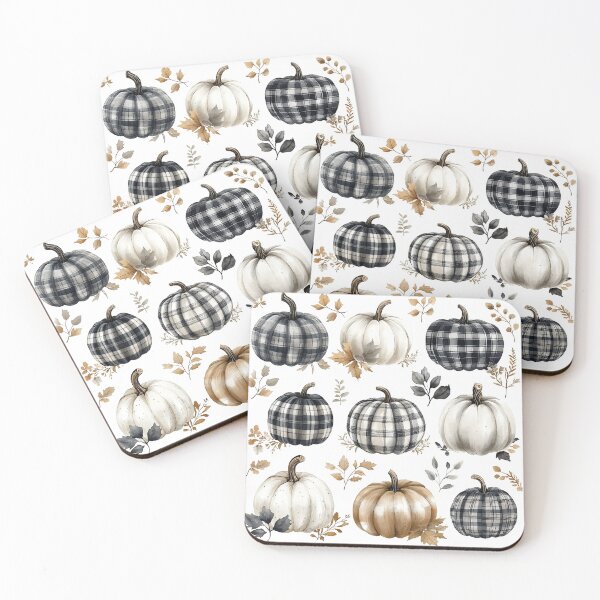 Item preview, Cozy Plaid Pumpkins designed and sold by DreamyLemons.