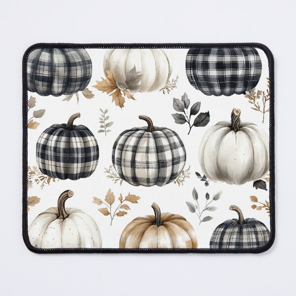 Item preview, Cozy Plaid Pumpkins designed and sold by DreamyLemons.