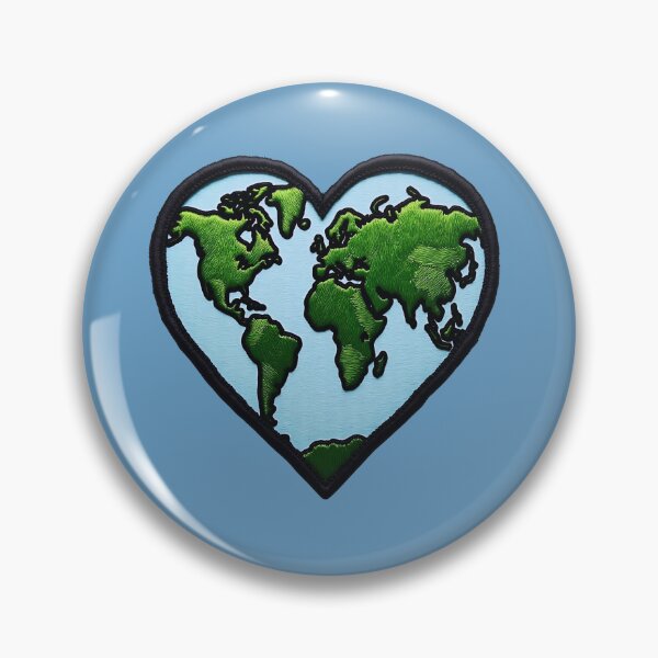 Item preview, Iron On Patches Heart Planet designed and sold by saloui.