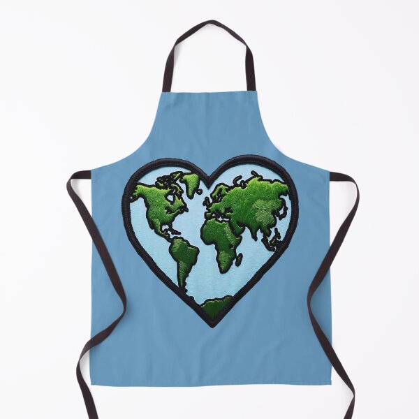 Item preview, Iron On Patches Heart Planet designed and sold by saloui.