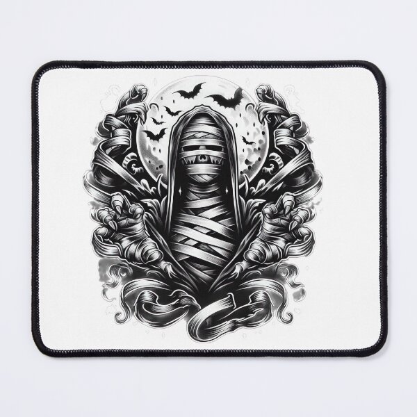 Item preview, Halloween tattoo mummy with full moon designed and sold by Expressions-Sel.