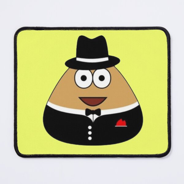 Item preview, Classic Pou App Icon Smiling Adult Pou Brown Alien Mobile Pet designed and sold by Neesu.