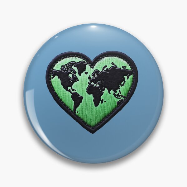 Item preview, Iron On Patches Heart Planet designed and sold by saloui.