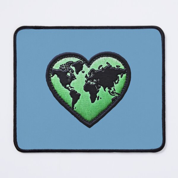 Item preview, Iron On Patches Heart Planet designed and sold by saloui.