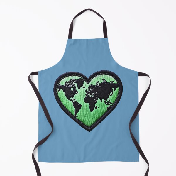 Item preview, Iron On Patches Heart Planet designed and sold by saloui.