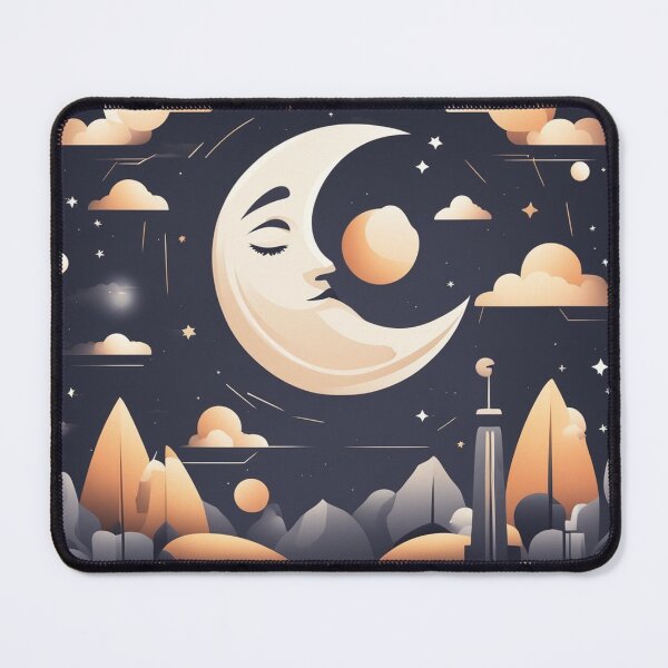 Item preview,  Free Vector Moon Concept Illustration designed and sold by hjian8219.