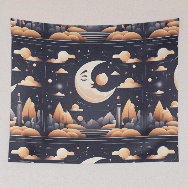 Item preview,  Free Vector Moon Concept Illustration designed and sold by hjian8219.