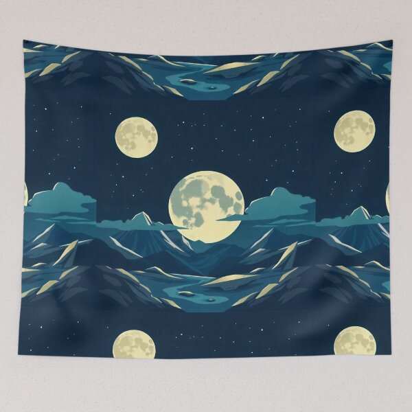 Item preview,  Free Vector Moon Concept Illustration designed and sold by hjian8219.